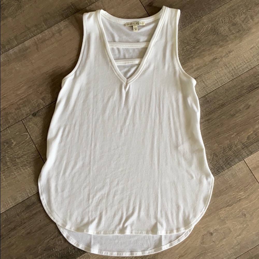 White Long Tank